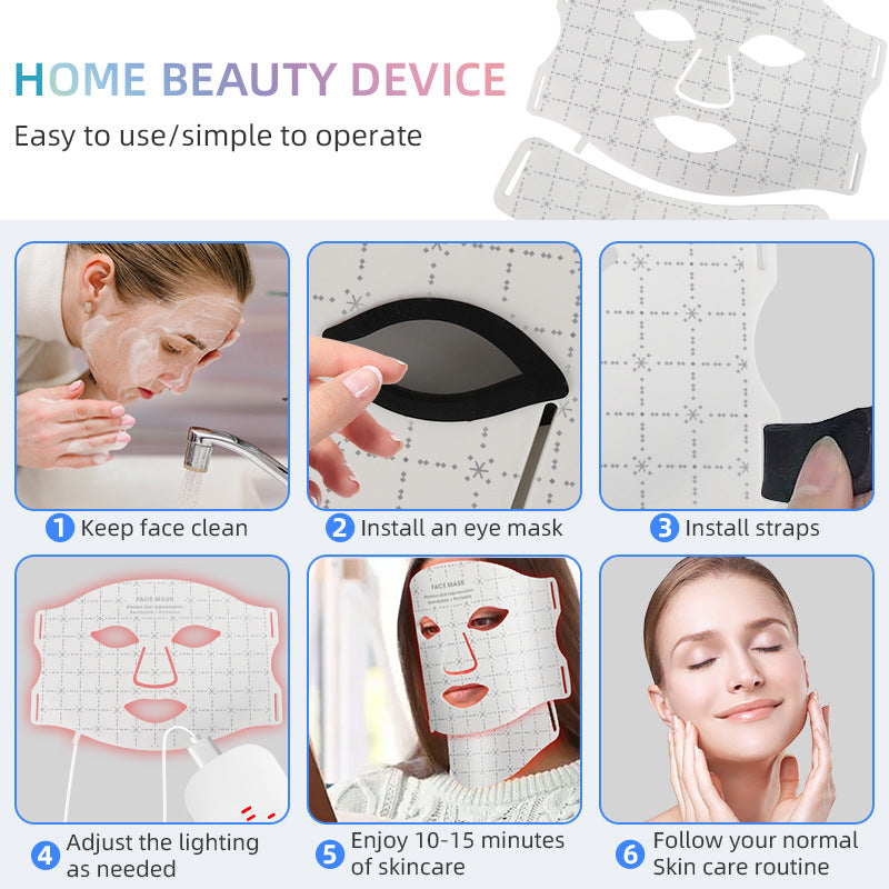 Baurastore 7-Color LED Therapy Mask