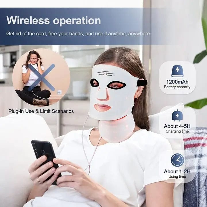 Baurastore 7-Color LED Therapy Mask